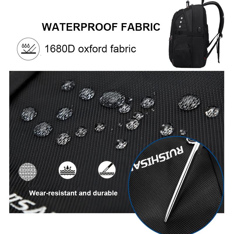 Wasserdichte Flugzeug-Reise-Rucksäcke Herren Schultasche Anti-Diebstahl Herren-Rucksack Passend für 20-Zoll-Laptop-Rucksack Mochila Hohe Kapazität