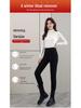 Women's High Waist Thick Wool Blend Leggings Extra Warm Fleece-Lined Knee Pad Pants
