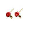 Makersland Vintage Mushroom Earrings Acrylic Irregular Jewelry Accessories Girls Gifts Geometric Earrings for Women