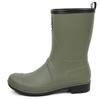 Akiriko Moz Women's Mid-Length Rain Boots with TPE Material, Non-Slip Sole, and Urethane Liner, Khaki, Size M