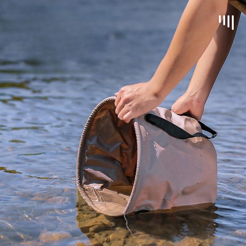 Car Wash Bucket Foldable Camping Bucket Portable Outdoor Travel Basin For Fishing Gardening Pet Cleaning BBQ Hiking Yard
