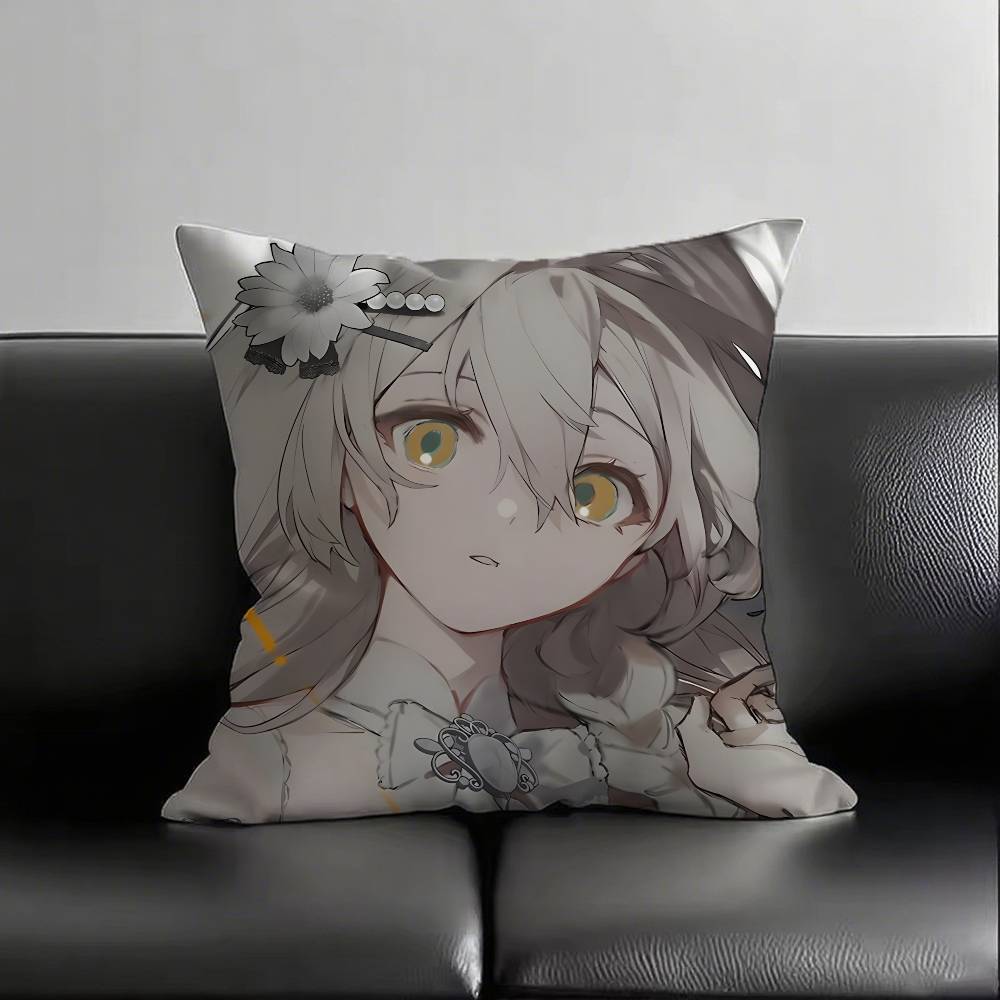 1pc Anime A-Arknights Pillow Case Fashion Square Pillowcase Bedroom Sofa Room Ins Decoration Leisure