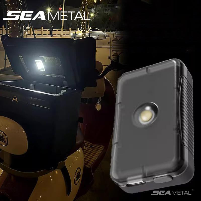 SEAMETAL Moto Voiture Voiture Lampe à Induction Lampe à Capteur Tactile Lumière de Coffre Lampe de Lecture