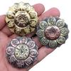 Lotus Fingertip Gyro Toy Buddha Eye Spinner Finger Gyro Lotus Wheel Bronze Fingertip Rotate Buddhist Meditation Decoration Gift