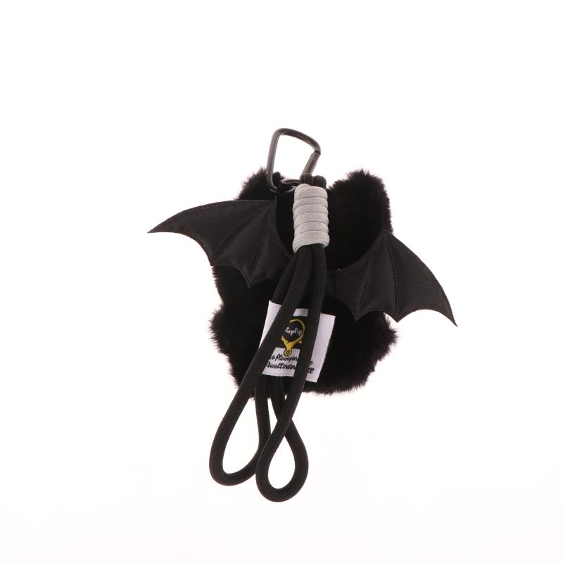 1 Piece 10Cm Ghost Wings Little Black Cat Plush Toy Doll Pendant Ins Big Eyes Punk Bag Decoration For Boy Girl Birthday Gifts