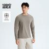 BENLAI Men's Anti-Bacterial Brushed Cotton Long Sleeve T-Shirt