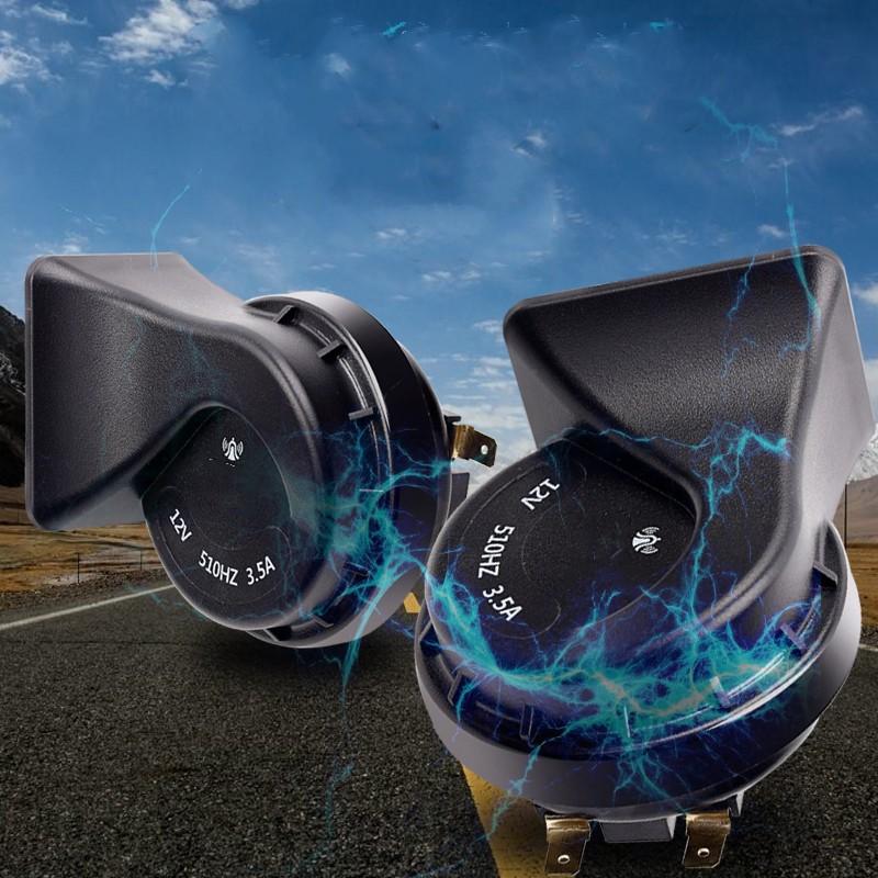 For NISSAN ALTIMA SENTRA SYLPHY QASHQAI X-TRAIL SUNNY TIIDA LIVINA Patrol Car Snail Horn 1 Pair