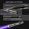 UV Flashlight 395nm Ultraviolet Torch With Pen Clip Portable AAA Batteries Used Violet Light Pet Urine Scorpion Detector UV Lamp