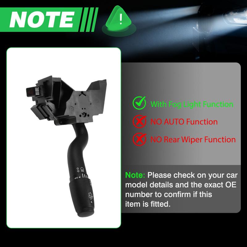 21p Car Turn Signal Switch Head Light Stalk Combination Switch for Ford E-150/E-250 2005-2014 E-450 Super Duty 2005-