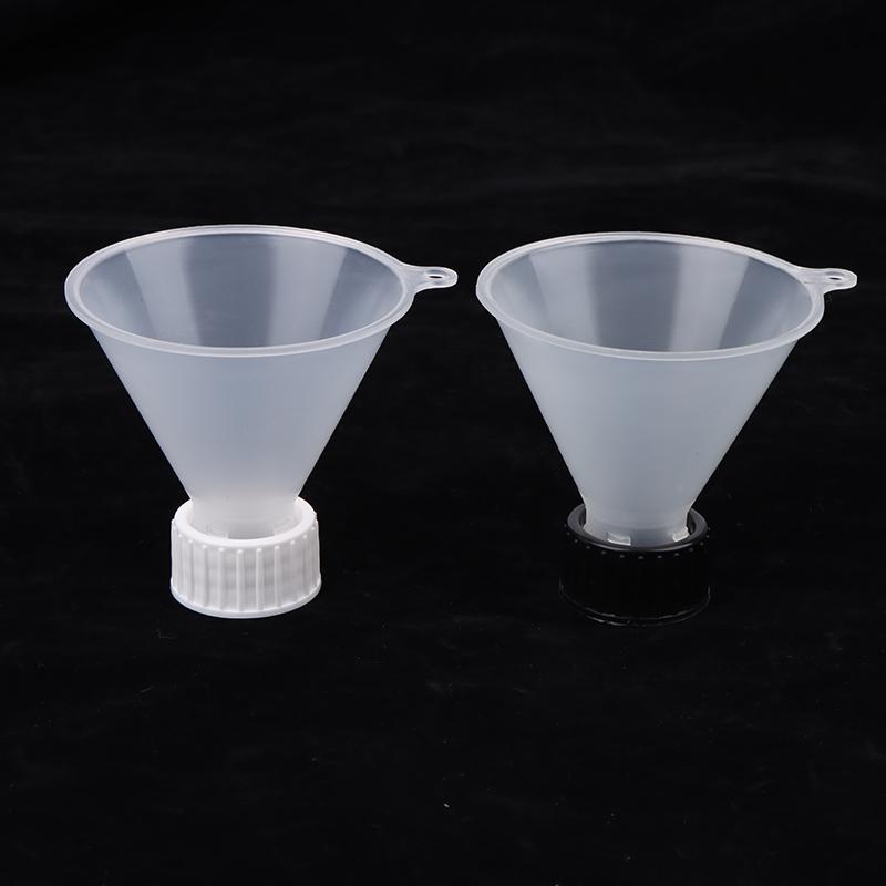 28Mm Fill Threaded Funnel - Twist On Empty Spray Bottle Refill Liquid Oils Powders For Home Car Detailing