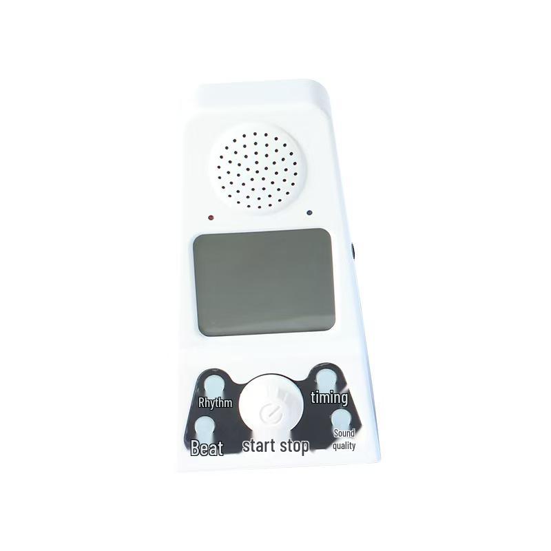 Universal Electronic Metronome for Piano, Guitar, Guzheng, Erhu, Drums, and Vocals белый