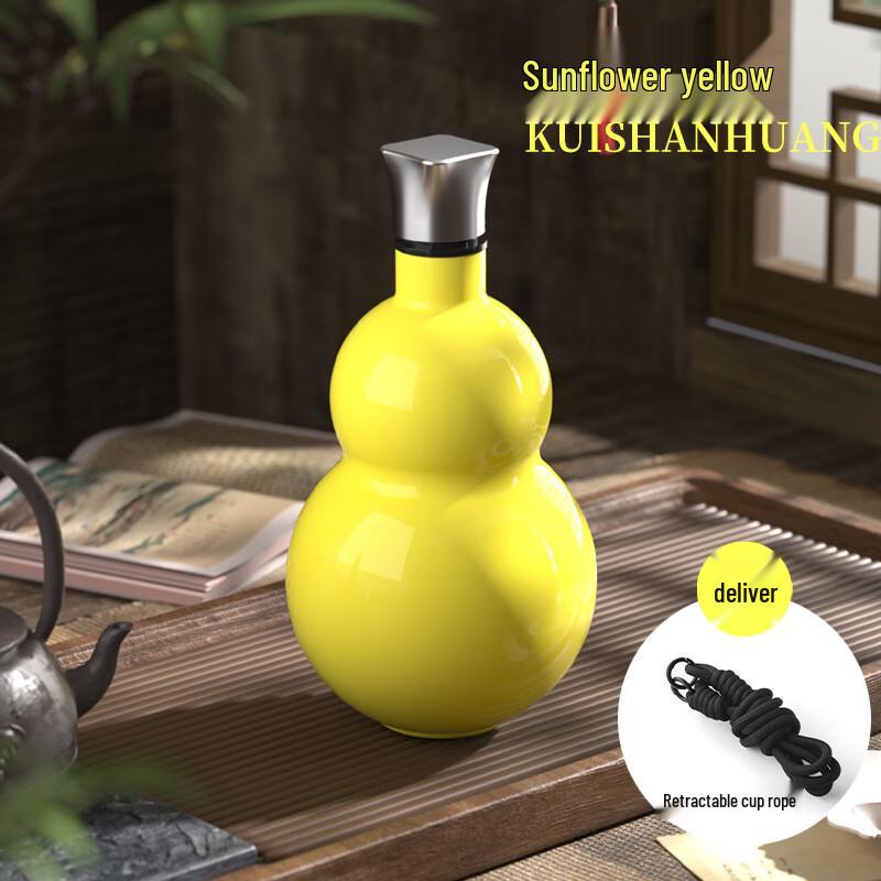 BEANBEANLOVE Gourd-Shaped Stainless Steel Insulated Thermos