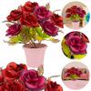 VERGIONIC Artificial Flowers In Pot 7808