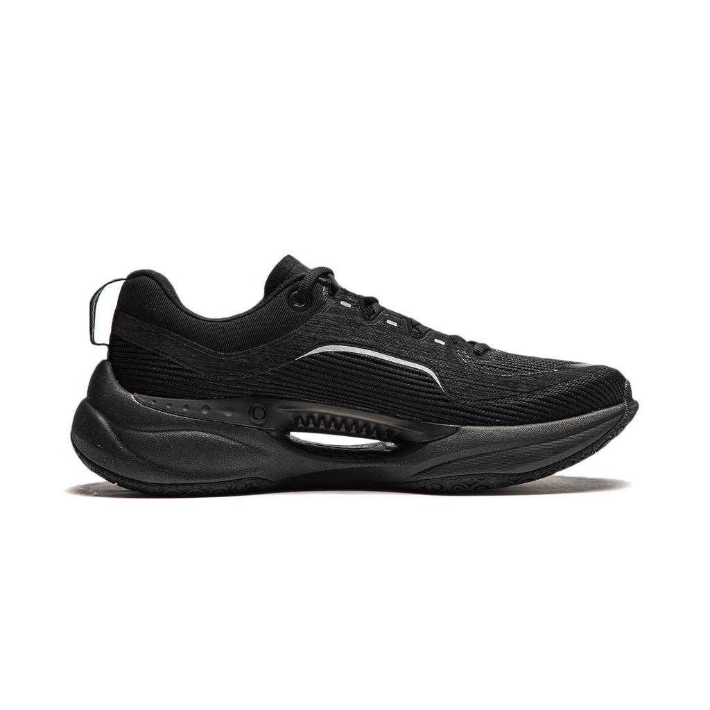 Li Ning Sapatos Casuais Leves Respiráveis Resistentes à Abrasão com Amortecimento Soft COOL Masculino Preto AGLU025-1