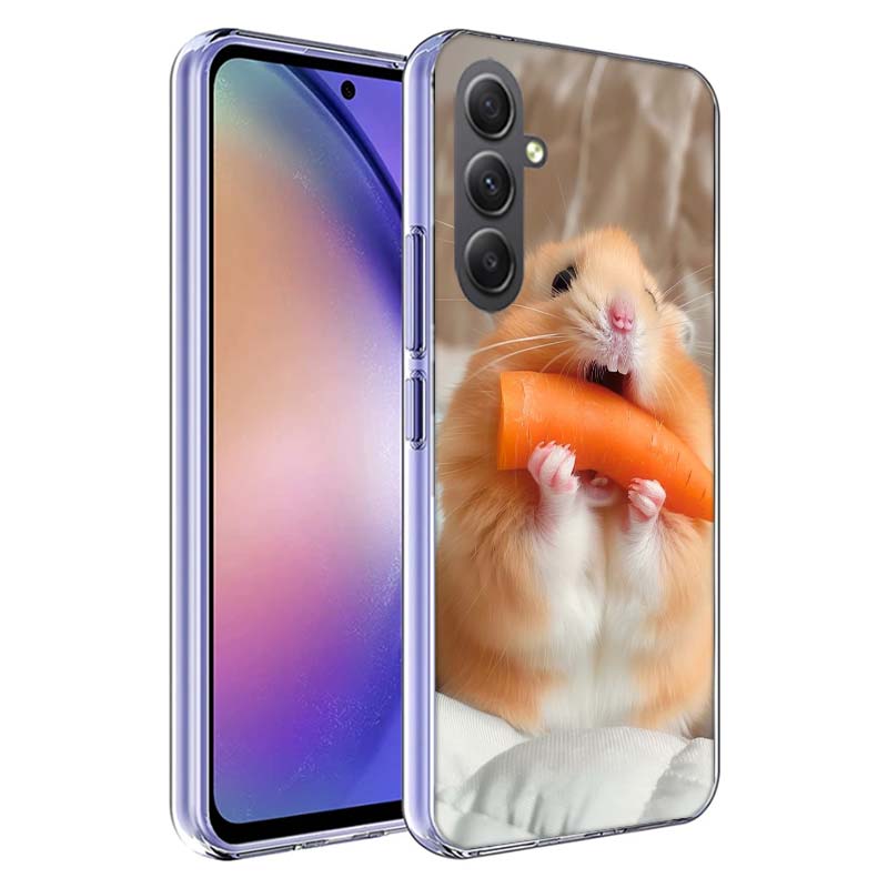 Hamsters With Hats Have Ears Phone Case For Samsung A54 A34 A24 A14 A53 A33 A23 A13 A52S A32 A22 A12 A17 Galaxy A03S A04S A02S A