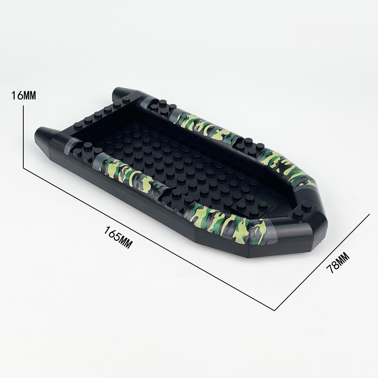 

Building Blocks Military Assault Boat | Rubber Dinghy & Rescue Boat | Compatible Bricks Toy