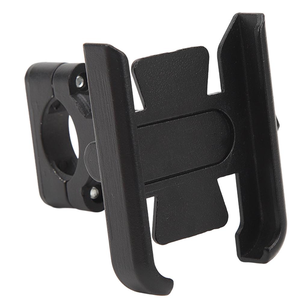Bike Phone Bracket Handlebar Metal Phone Clamp 360 Degrees Rotation Cushion Padding Anti Shake Quick Release Easy