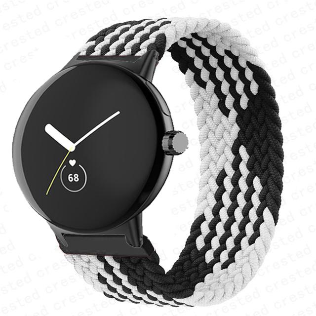 Solo Loop intrecciato per cinturino Google Pixel Watch Accessori Smartwatch Cinturino in nylon elastico Braccialetto correa Pixel Watch Banda Active