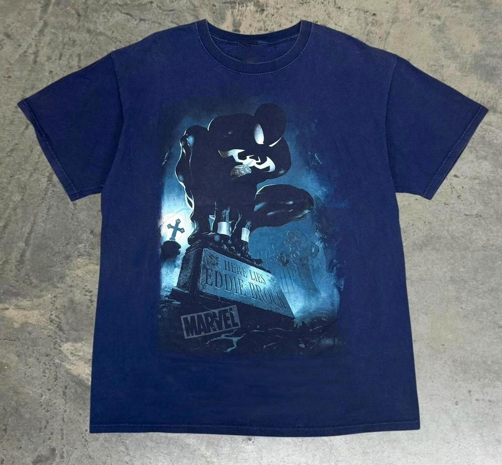 НОВАЯ футболка Comfort Colors 2003 Marvel Mad Engine Человек-паук Эдди Брок Репринт Унисекс Футболка XXL