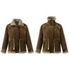 Magic Bear Fleece Cotton Coat Chenille Jacket Retro Nomadic Style Loose Fit Winter Warm Outwear