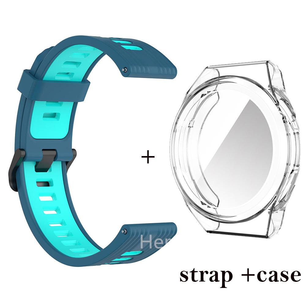 22mm WatchStrap Band For Huawei Watch GT3 SE Strap Bracelet Silicone Wristband for Huawei Watch GT Runner Smart Watch Band +Case