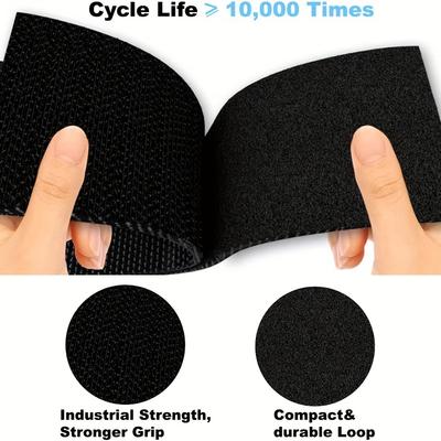 3/4pcs Heavy-Duty Storage Straps Reusable Extension Cord Organizer Cable Ties Hose Storage Accessory Holder Garage Organization