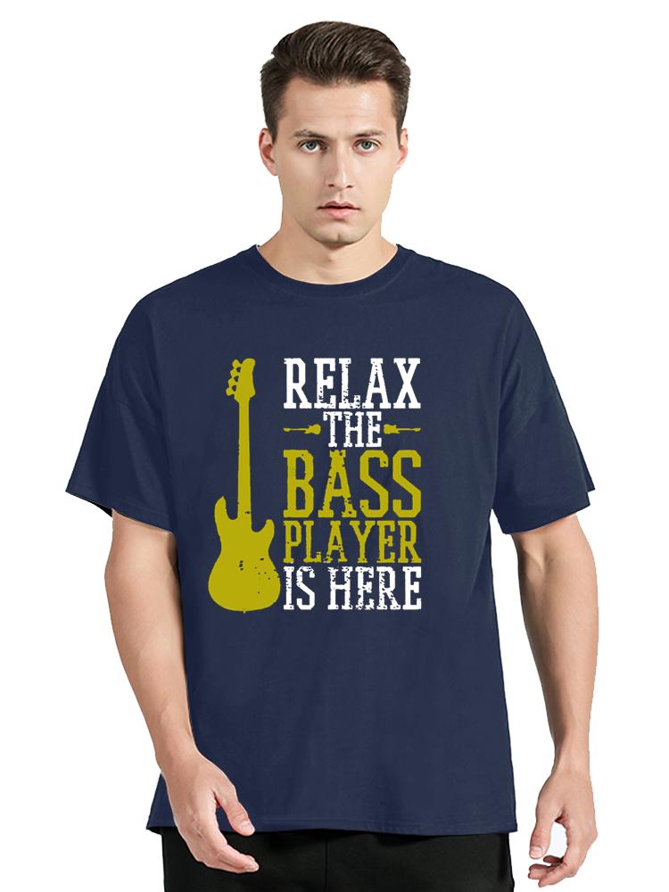 Funny Bass Player Guitar Guitarist Music School Vintage T-shirt Streetwear Cotton Tshirt Fitness Unisex Tops Tees Men's Clothing