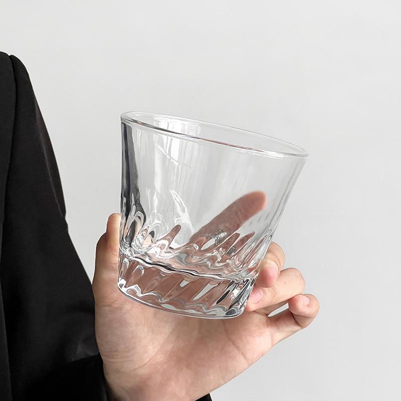 Pahar de vin de uz casnic de 8oz 230ml, pahar modern de whisky, cană de cocktail cu suc, pahar de băut, vase de uz casnic transparente