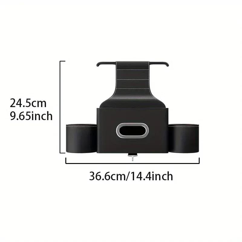 For Lexus HYBRID Car Seatback Multi-Functional Storage Box Car Seat Back Organizer Rack Rear Tissue Box Car Accessories