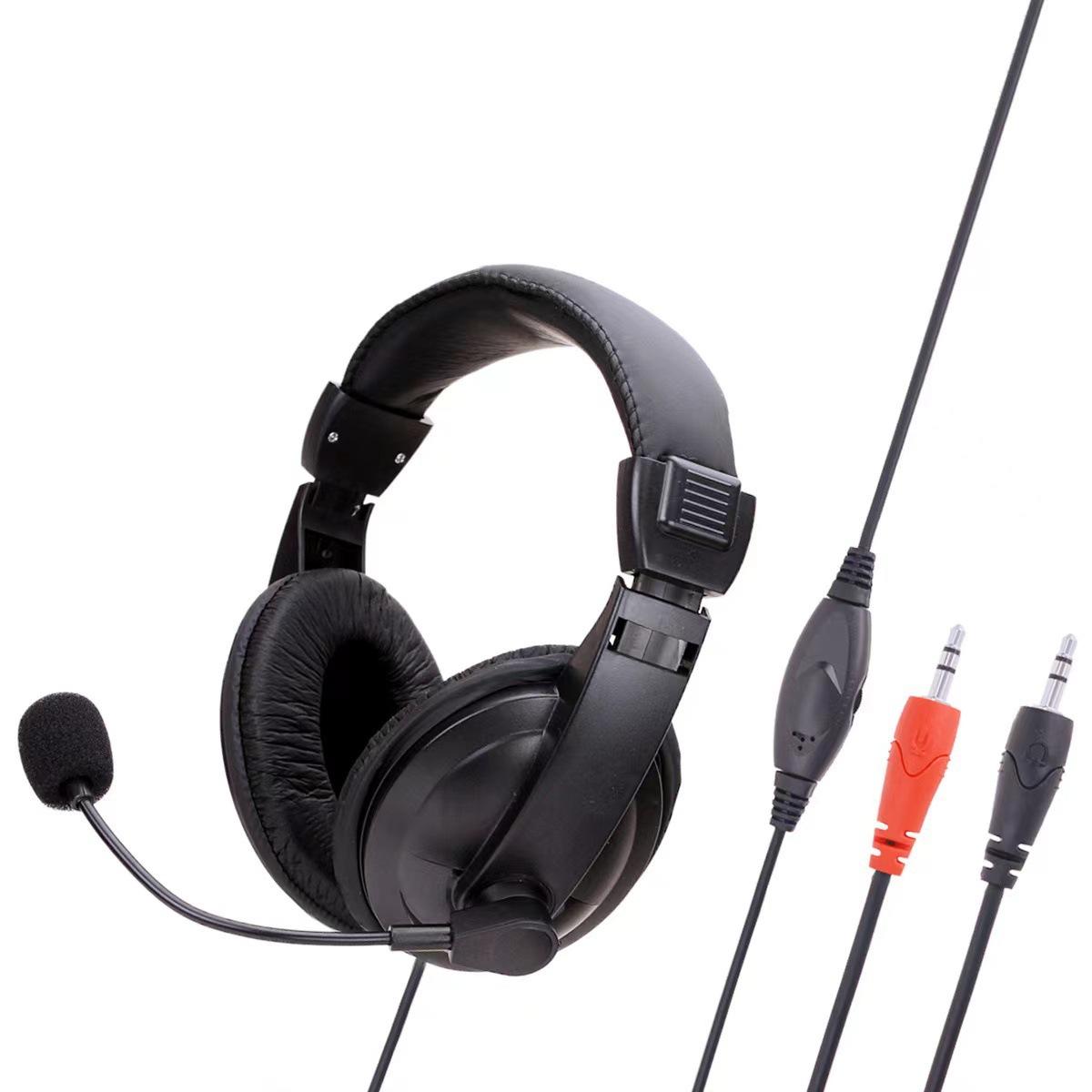 

A3 computer earphones single plug mobile phone earphones with microphone with Mi MIC gaming headset dual plug desktop pad