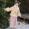 Bamino Girls' Winter Hanfu Ming-style Skirt Set
