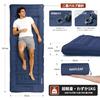 Mapleaf Air Mattress, 12cm Thick, Foot-Operated, with Pillow and Built-in Foot Pump, Perfect for Car Camping, Disaster Preparedness, Cherry Blossom Vi