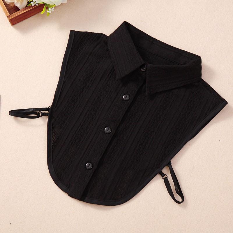 Fake Collar Children's Sweater Decoration Ruffle Edge Stand Collar Half Body Doll Collar Autumn Winter Spring Base Jacquard Cotton Shirt Round Neck