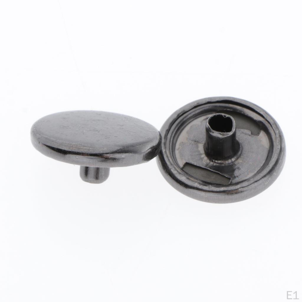 30 verschiedene Metallverschlüsse zum Nähen und Lederhandwerk