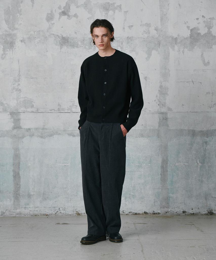 GLW Comfort Elastic Corduroy Pants Navy