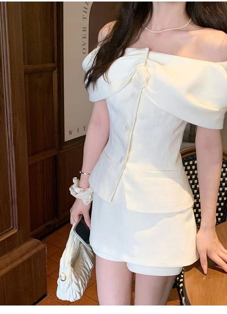 Skirt Women's Summer New Daughter Sweet and Spicy High-end Wear with Small Fragrant Style Suit Summer Wear with a Complete Set