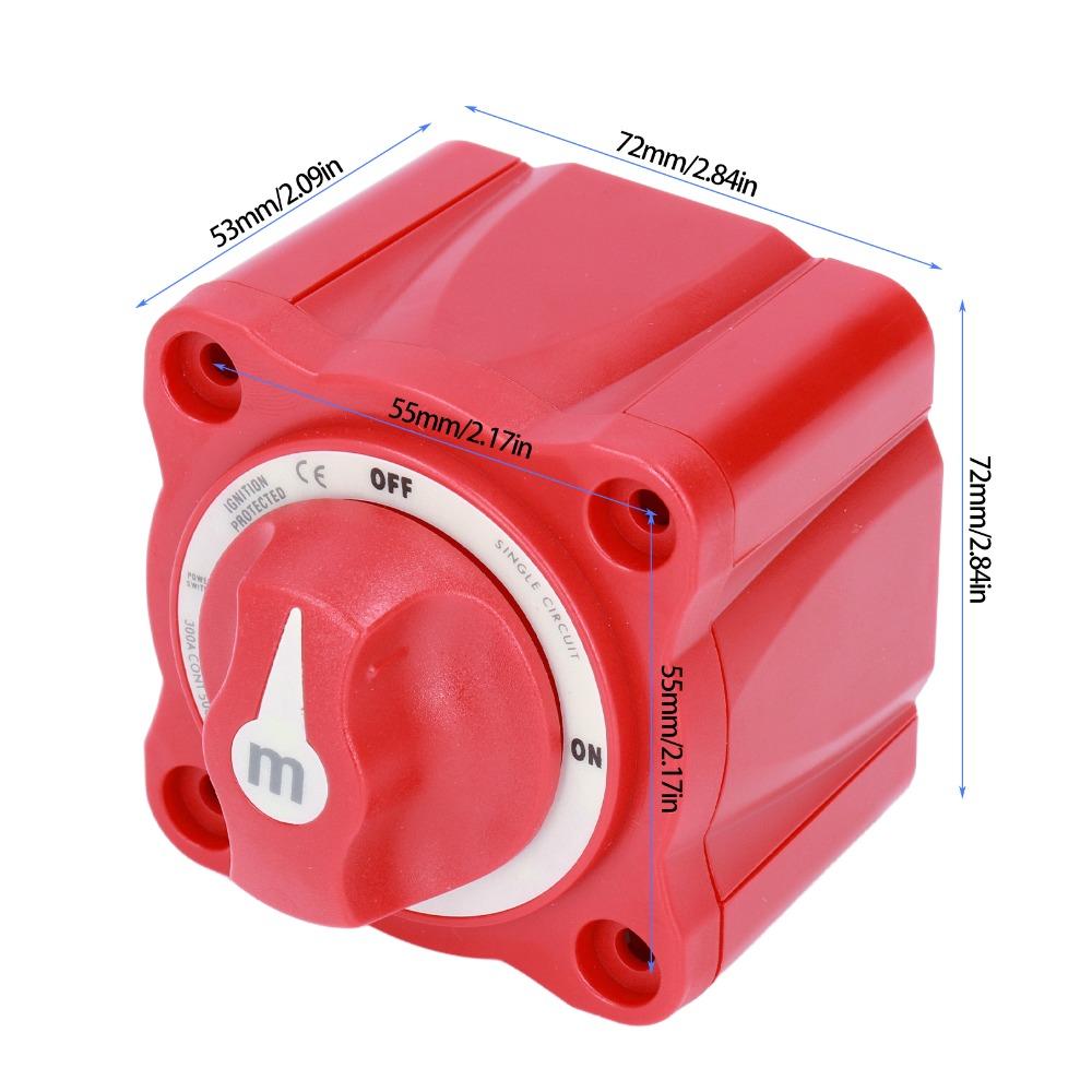 Power Isolator Battery Disconnect Switch 300A Disconnect Switch Isolator Switch Gasoline Powered