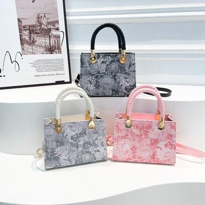 Bolso Cruzado Francés de Alta Calidad, Bolso Cuadrado Pequeño de Hombro Único de Moda, para Llevar en la Mano