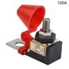 M8 Terminal Mount Fuse Block Kit 30A-300A 58V Ring Fuse Marine Battery Terminal Holder Ignition Protection For Boat Truck RV