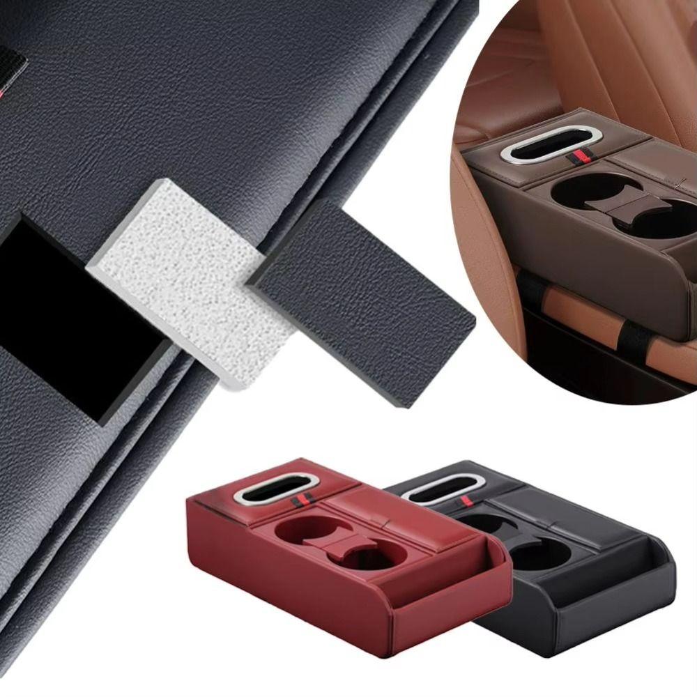 Luxury Armrest Heightening Pad Multifunctional Car Storage Box Car Armrest Cushion All-Season Use