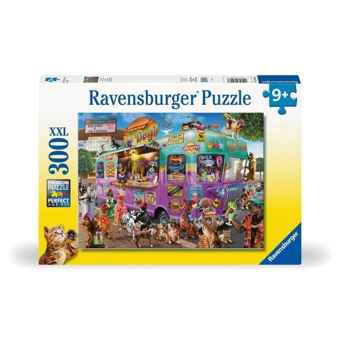 Puzzle - ravensburger - hot diggity dogs - 300 pièces - multicolore - animaux