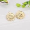New Designer Unique Handmade 14k Gold Plated Sun Charms For DIY Jewelry Making Earrings Necklace Fittings Material