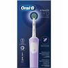 Electric Toothbrush - Oral B - Vitality PRO Protect X Clean Violet - 4 Brush Heads - Optimal Cleaning