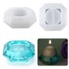 Tealight Candle Holder Resin Molds,Silicone Diamond Candlestick Molds for Epoxy Resin Casting,Wedding Home Decoration