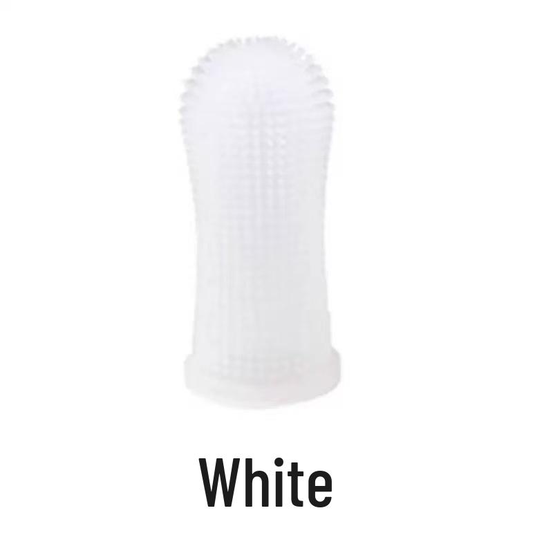 Cross-Border Silicone Pet Toothbrush: Safe, Portable Brush for Cat & Dog Oral Care, Anti-Calculus Cleaning Tool