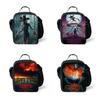 Stranger Things Insulated Lunch Box Bag Durable Oxford Backpack For Outdoor Picnic And Beach With Smooth Zipper