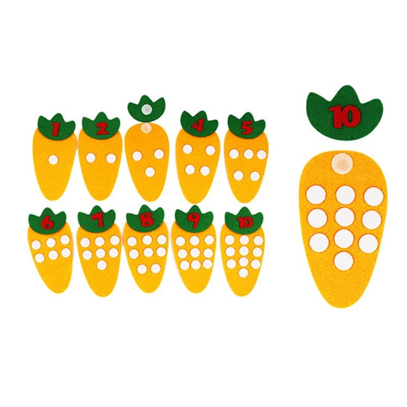 ילד מונטסורי צעצועי אצבע לבד מספרים צעצוע מתמטיקה ילדים סופרים למידה מוקדמת לפעוטות אינטליגנציה מתפתחת