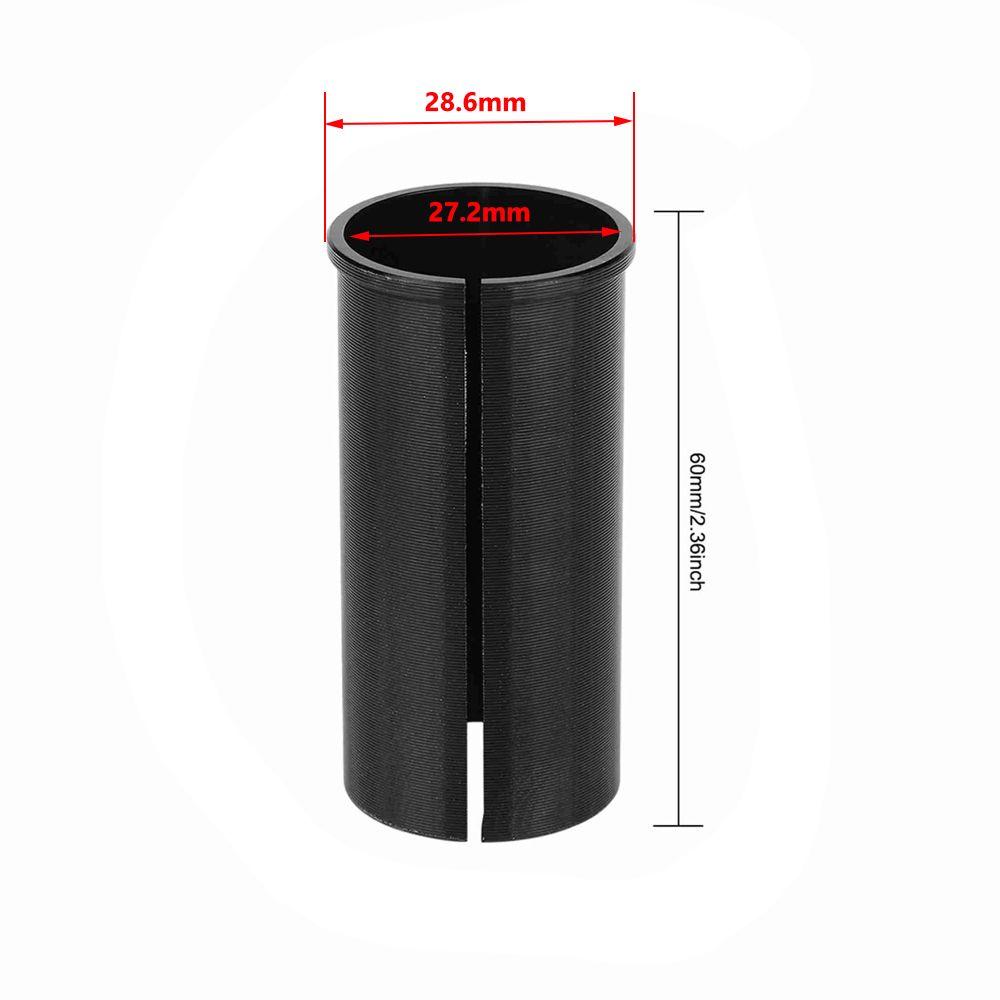 Aluminum Alloy Bike Seatpost Adapter 27.2mm To 28.6/30/30.4/30.8/31.6/33.9mm Black Seatpost Shim Sleeve Easy To Install