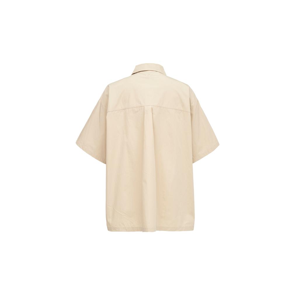 Adidas Originals Trefoil Solid Pocket Short Sleeve Shirt Unisex Tops Prairie-Brown HS8617