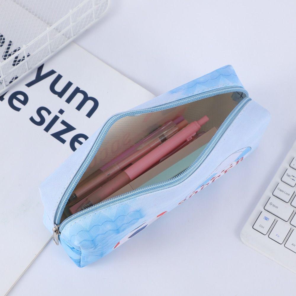 Dirt-proof Stationery Storage Bag Waterproof Pencil Pouch Organizer Soccer Pencil Case  Kids